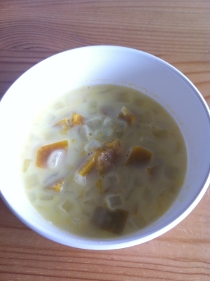 離乳食後期 かぼちゃのミルクスープ レシピ 作り方 By チョコみー 楽天レシピ
