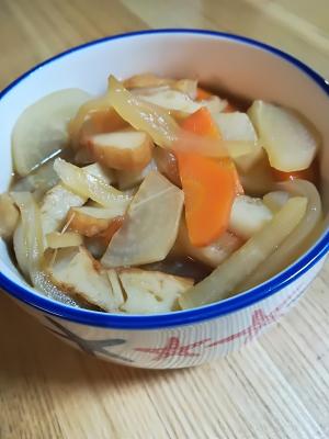 野菜と揚げかまぼこ 天ぷら で美味しい煮物 レシピ 作り方 By Chokopote 楽天レシピ