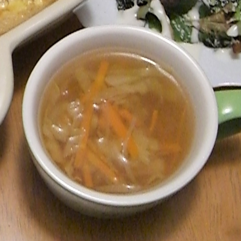千切り野菜★コンソメスープ
