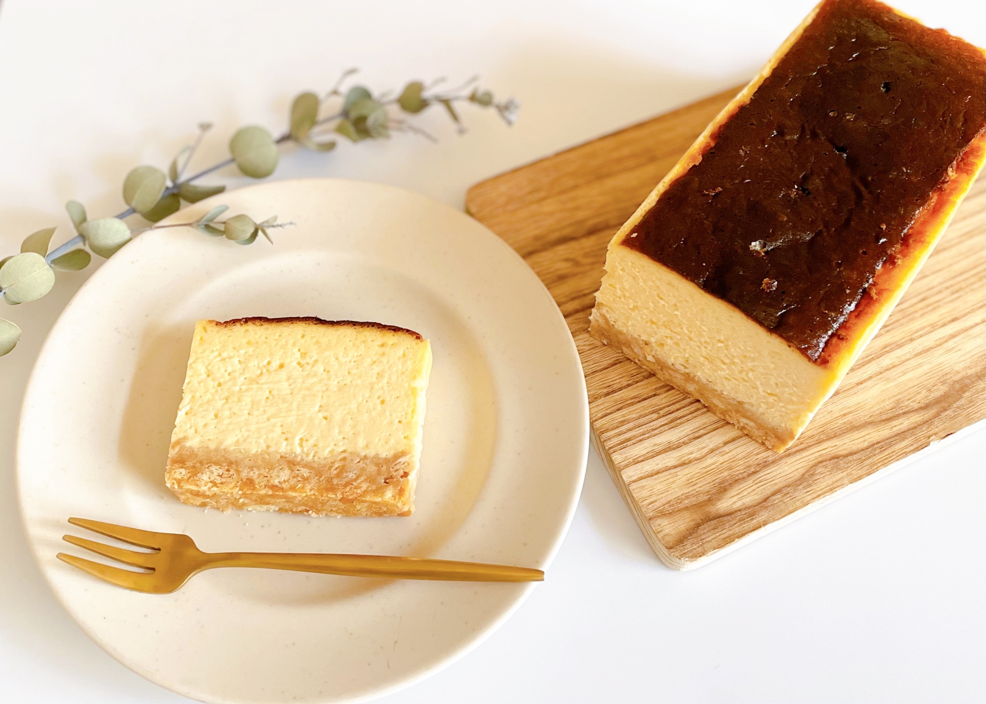 材料少しでプレゼントに程よいミニバスクチーズケーキ