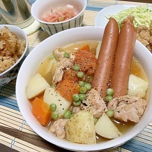 ポークもチキンもお野菜も 具だくさんやりすぎポトフ レシピ 作り方 By Johnny Bean 楽天レシピ