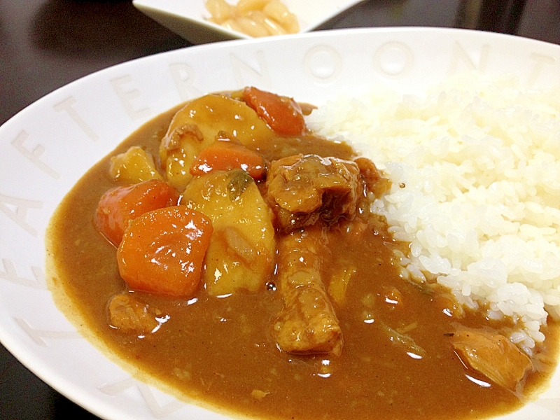 圧力鍋で手羽元チキンカレー☆