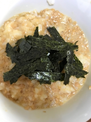 味付け海苔がアクセント 納豆たまごかけご飯 レシピ 作り方 By Rila7998 楽天レシピ