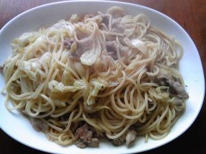 めんつゆで簡単 キャベツと豚肉の和風パスタ レシピ 作り方 By Ryuya1984 楽天レシピ