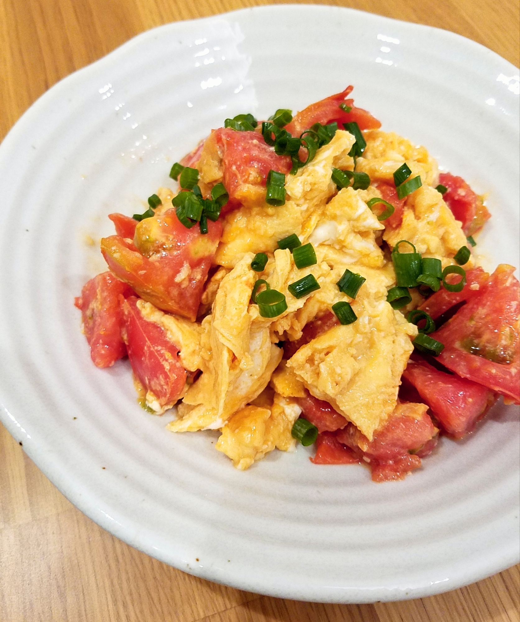 ふわふわ卵とトマトの中華炒め☆ - MORE-IPPIN | 毎日の献立の「もう一品」を提案するサービス