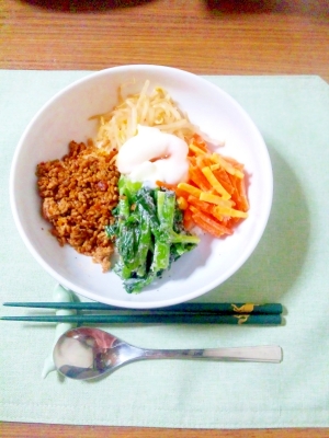 ヨウサマの タニタ式 ダイエット食 変りビビンバ丼 レシピ 作り方 By 陽サマ 楽天レシピ