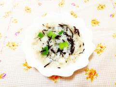 韃靼そば茶のひじき粥