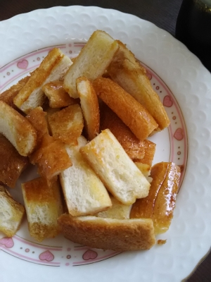 パンの耳で作る 黒蜜バターのラスク レシピ 作り方 By こころママ 楽天レシピ