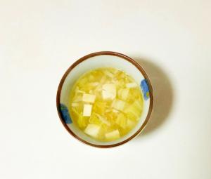 花かつおだしで白菜の豆腐味噌汁 レシピ 作り方 By Libre 楽天レシピ
