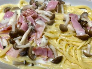 牛乳で簡単 クリームスープパスタ レシピ 作り方 By 柳花リュカ 楽天レシピ