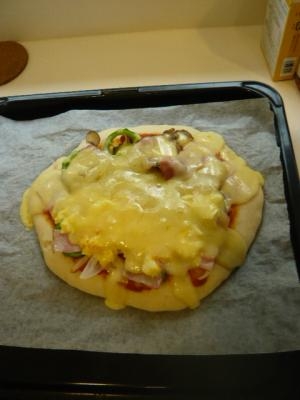 ベーキングパウダーで 手作りピザ レシピ 作り方 By Kumiko3 楽天レシピ