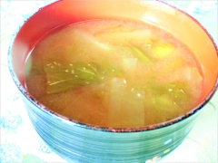 春限定!葱坊主でロックな味噌汁