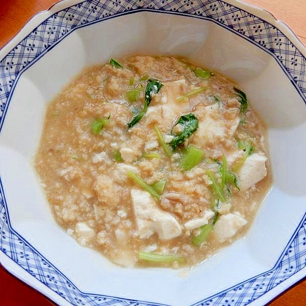 じゅわっと優しい♡高野豆腐と小松菜の卵とじ