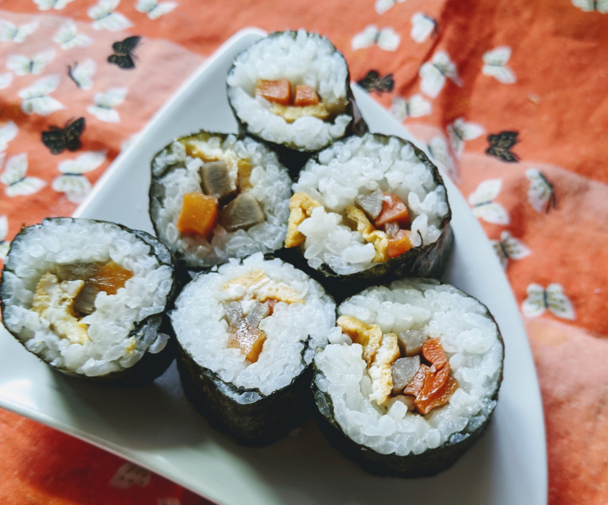 お弁当に☆四角い薄焼き卵