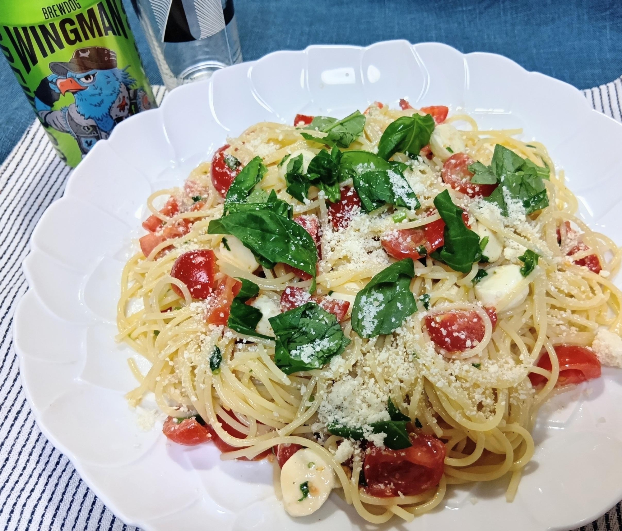 トマトとツナの冷製パスタ