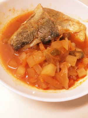 魚と余り物野菜のケチャップミネストローネ レシピ 作り方 By 夏月 かげつ 楽天レシピ