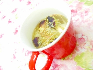 ほんだしde 茄子と茗荷の和風スープ レシピ 作り方 By 小太郎１２１２ 楽天レシピ
