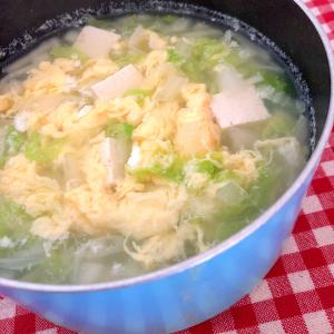 白菜と豆腐と卵のスープ レシピ 作り方 By Thank You Good Bye 楽天レシピ