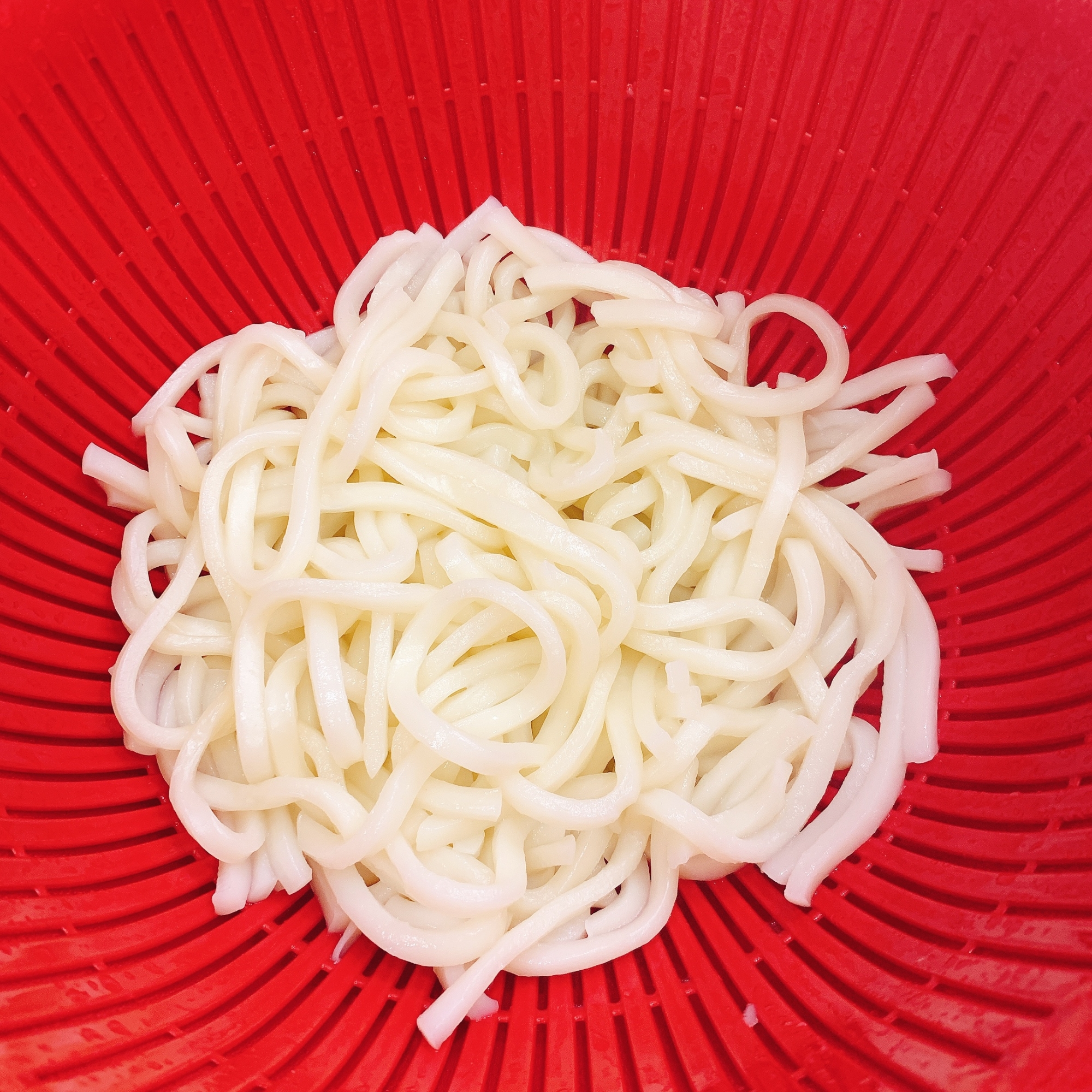 レンジで簡単！茹でうどん！