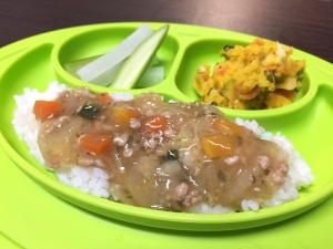 離乳食 完了期 豚ひき肉の和風あんかけ丼 レシピ 作り方 By 楽天レシピ