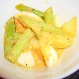 じゃがいもとグリーアスパラの玉ねぎドレッシング
