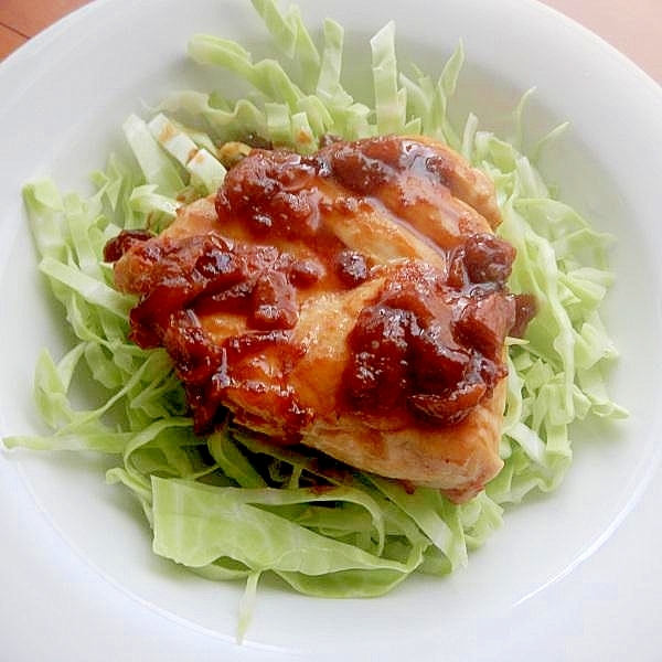 ６分！夏のお弁当にも❤鶏肉の梅照り焼き♪