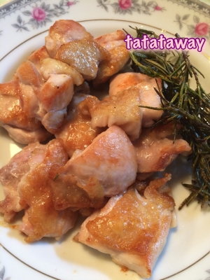 鶏モモのローズマリー焼き レシピ 作り方 By Tatataway 楽天レシピ
