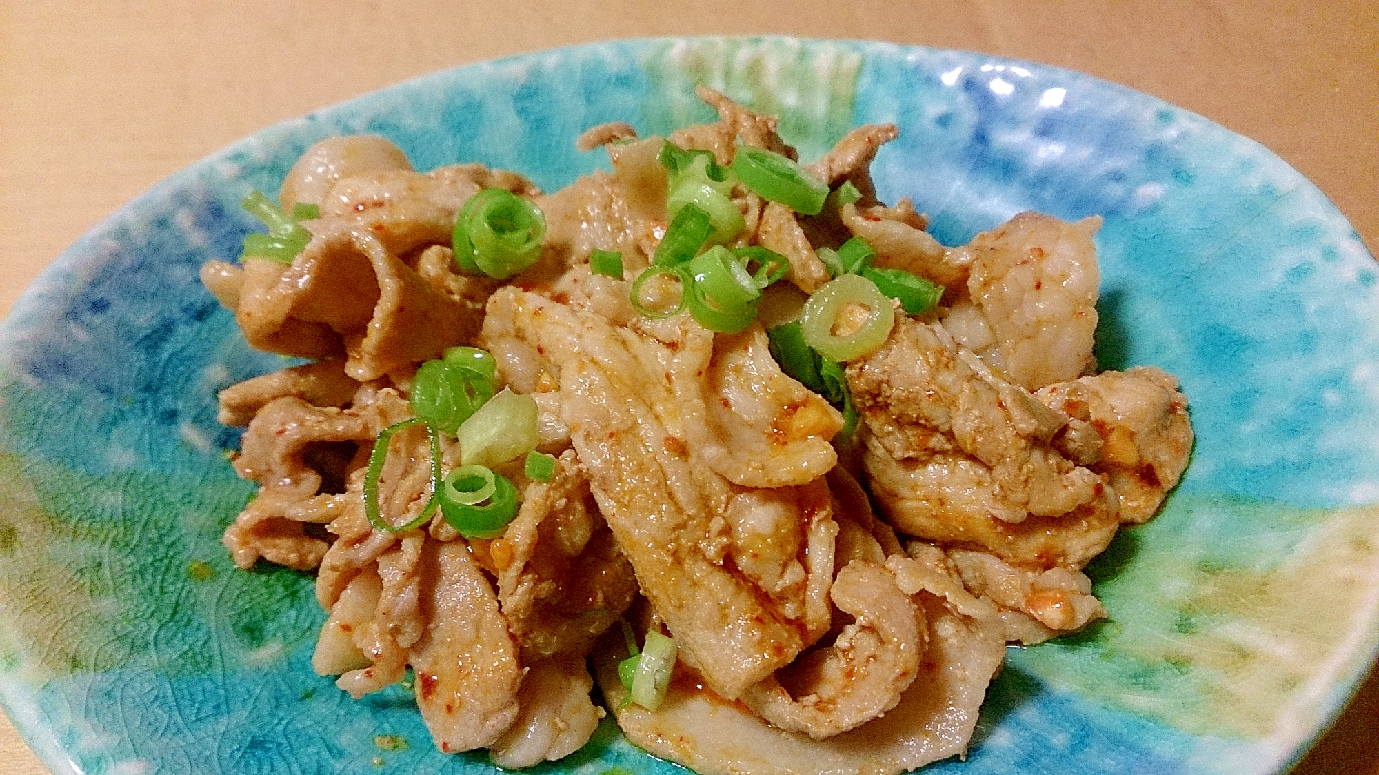 食べ盛りの子供へ☆豚こま肉の食べるラー油炒め