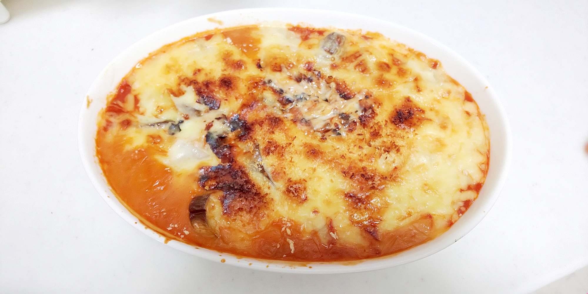 餃子の皮で♪茄子のラザニア風＋＋