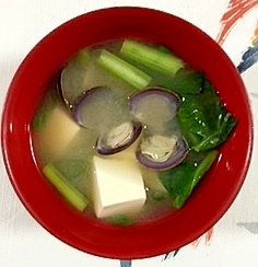 しじみと小松菜のお味噌汁 レシピ 作り方 By 2727椿 楽天レシピ