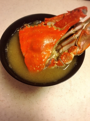簡単 おいしい渡り蟹の味噌汁 レシピ 作り方 By パキラチャンヌ 楽天レシピ
