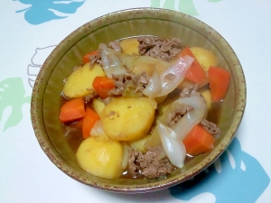 牛肉の肉じゃが レシピ 作り方 By Aoi 楽天レシピ