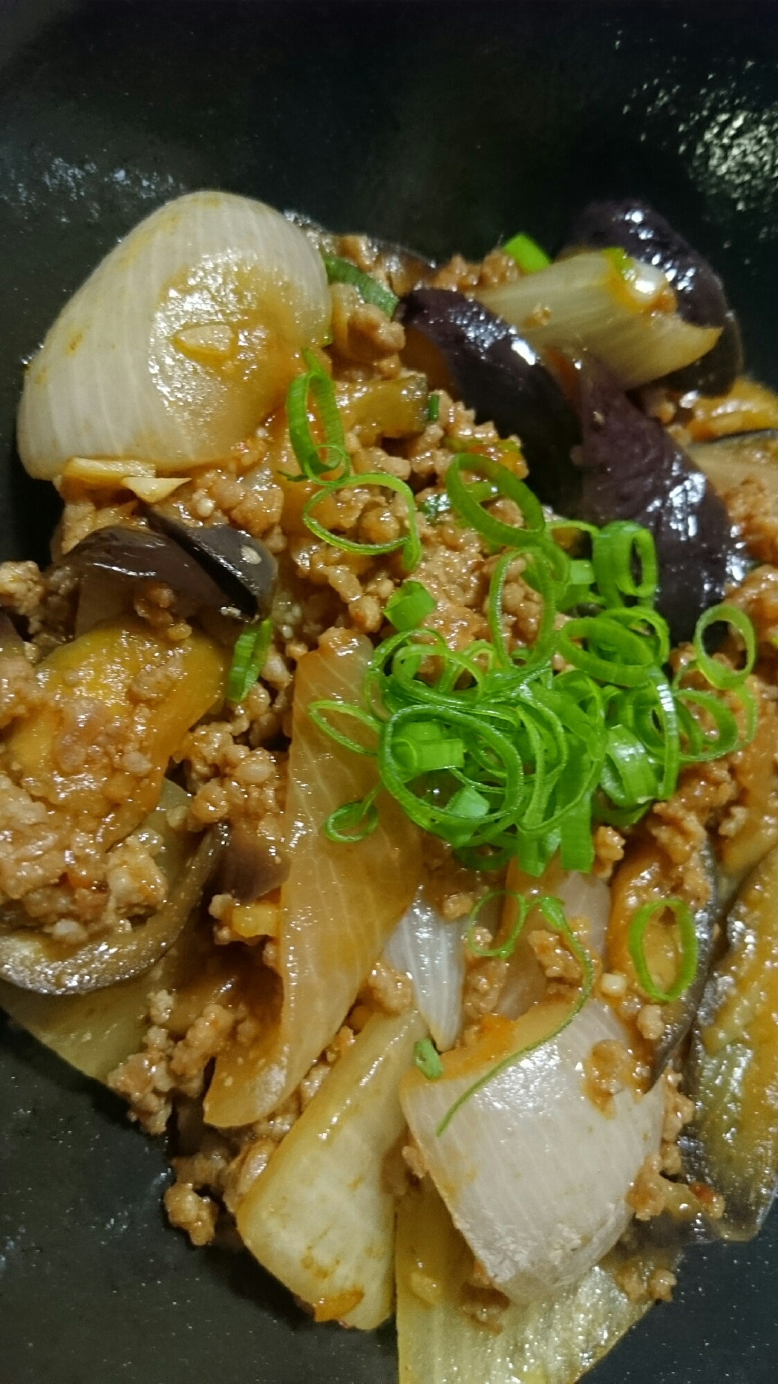 ストウブDe〜麻婆なす風