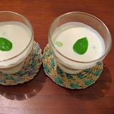 前菜に♪枝豆とモッツアレラトロトロ豆腐スープ仕立て