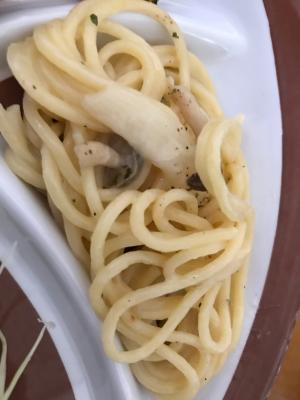 ルーミックでしめじと玉ねぎのホワイトソースパスタ レシピ 作り方 By Rママ 楽天レシピ