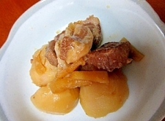 トロトロの豚の角煮とジャガイモ