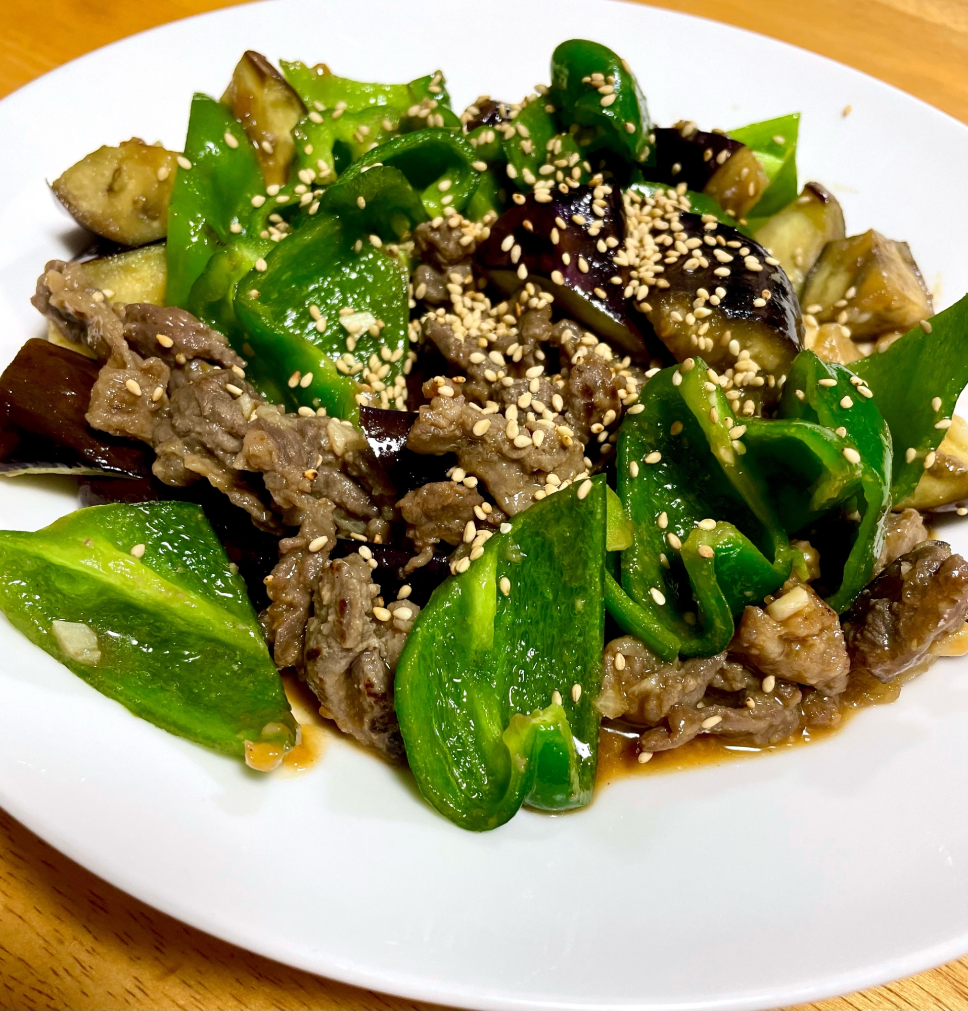 神楽南蛮味噌のコク旨！ナスとピーマンの豚肉炒め