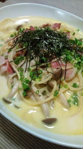 イタリアン きのことベーコンのスープパスタ レシピ 作り方 By ロー0309 楽天レシピ