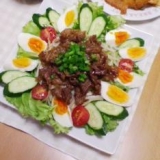 牛肉の焼き肉サラダ