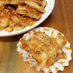 お弁当おかず♪鶏胸肉の刻み焼き♪