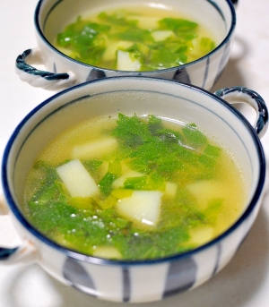 セロリの葉とじゃがいものスープ レシピ 作り方 By ねこすけ 楽天レシピ