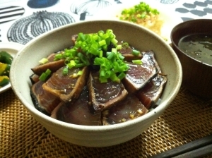 鰹のたたきで漬け丼 レシピ 作り方 By Gacchan 1 楽天レシピ