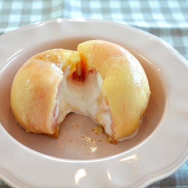 若桃（摘果桃）の甘露煮（シロップ漬け）・桃シロップ