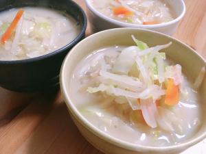 ちゃんぽん風 くずきりと野菜のスープ レシピ 作り方 By Kaohi 楽天レシピ