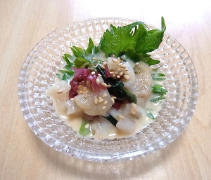 ほっき貝と海草のミルク和え レシピ 作り方 By Peru7 楽天レシピ