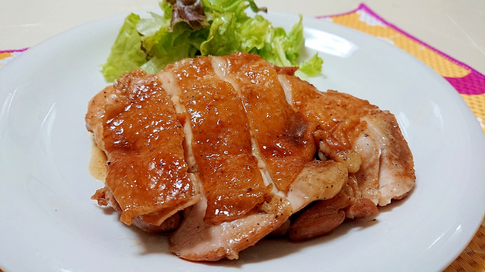 レンジでうまい！！ガーリック醤油チキン