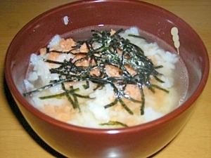 即席で美味しい 鮭フレークでお茶漬け レシピ 作り方 By ココアケア 楽天レシピ