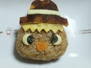 ゴン太くんおにぎり ｎｈｋできるかな キャラ弁 レシピ 作り方 By Hahaue 楽天レシピ