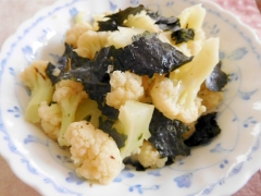 カリフラワー海苔ワサビ