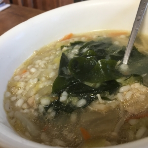 もち麦わかめスープ レシピ 作り方 By Mayu 12 楽天レシピ